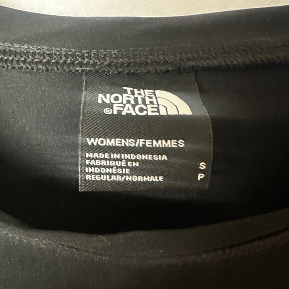 THE NORTH FACE Never Stop Wearing DRESS Small Short Sleeve Black upf 50 elastic - Picture 4 of 7